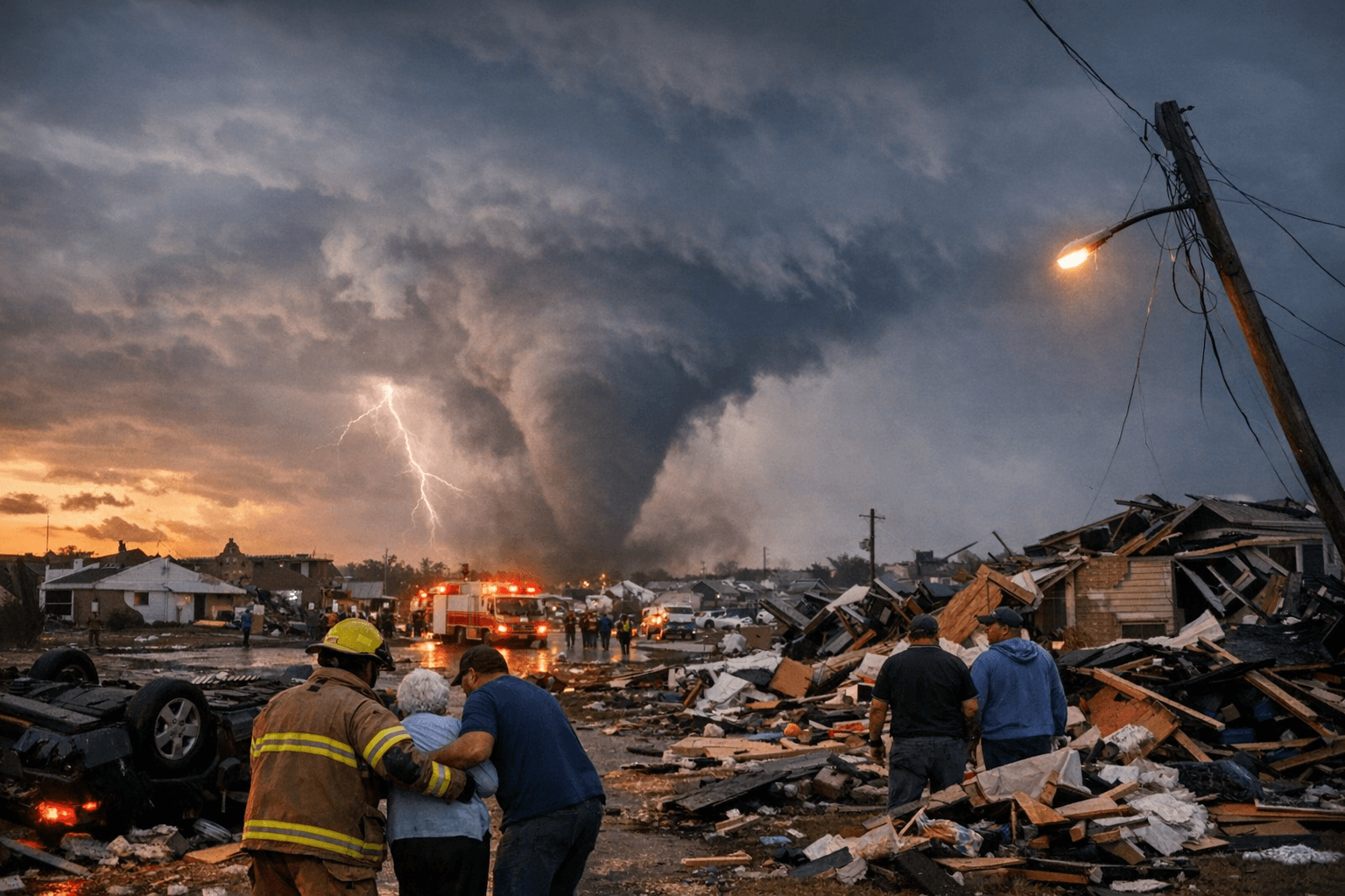Tornado emergency hits Enid, Oklahoma, as severe storms sweep Plains