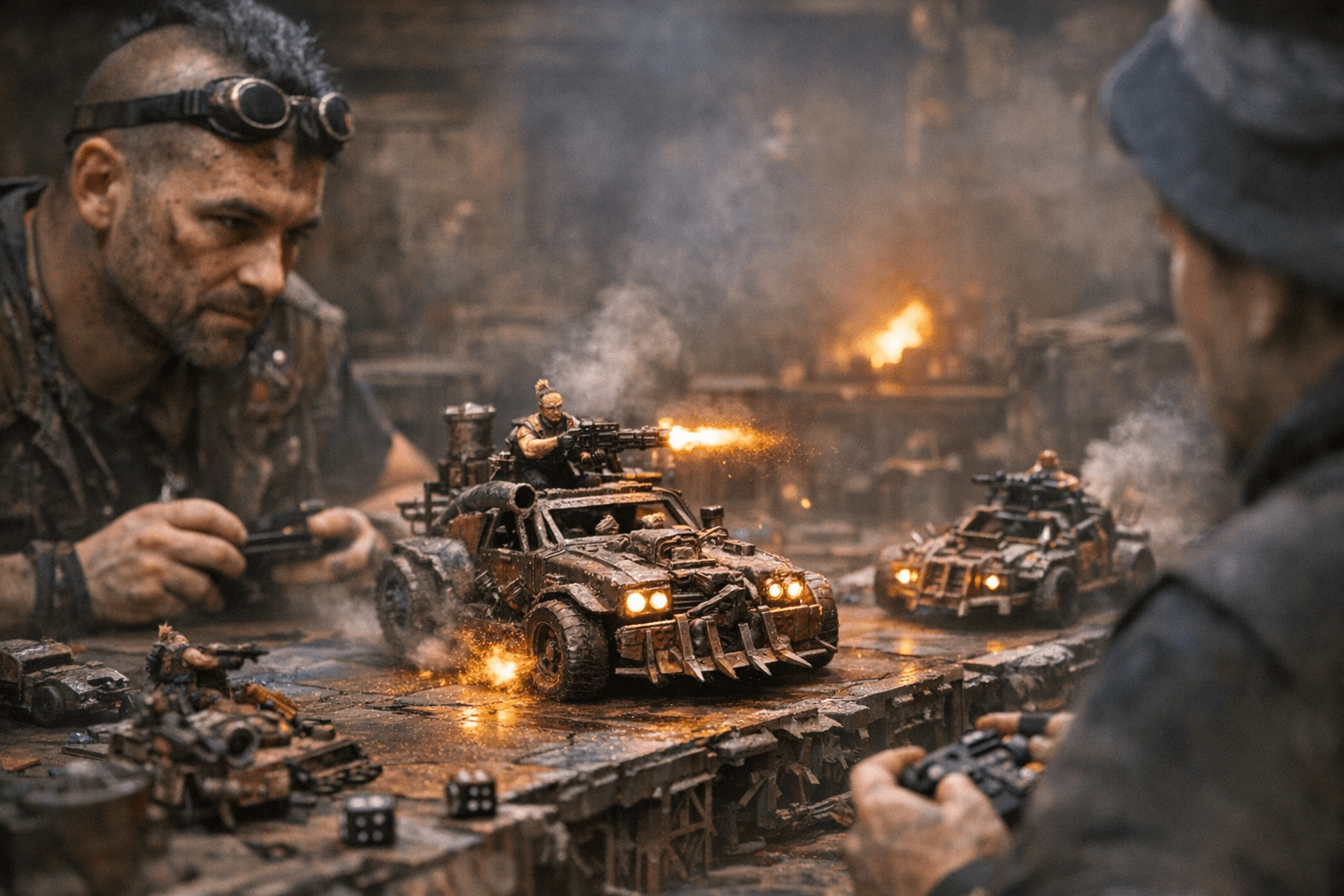 Necromunda’s Wheels of Fury revs up underhive racing and gunfire