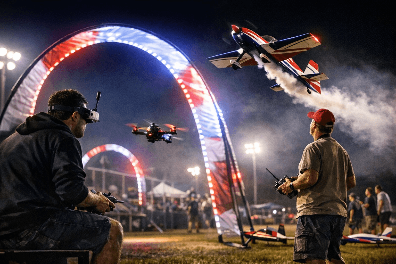 Speed World Raceway guide frames RC planes and drones as distinct hobbies