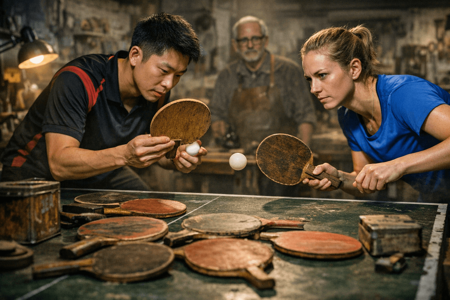 Top-50 table tennis stars test 100-year-old bats ahead of London 2026