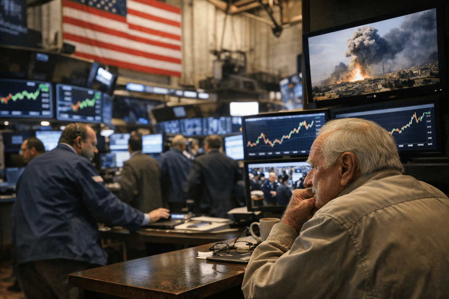 Stocks rebound to records after war shock, but risks linger