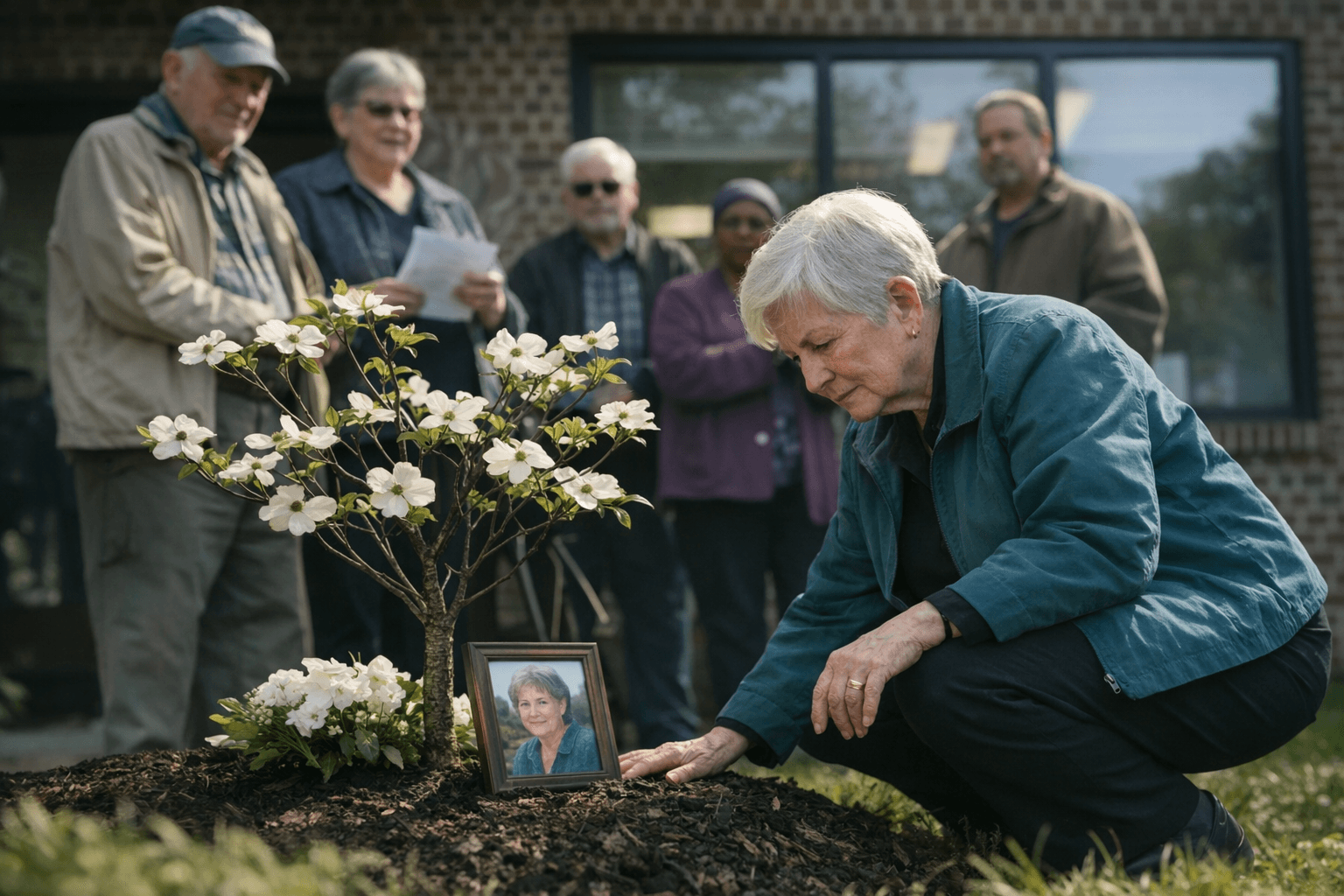 Greenbelt newspaper restores memorial dogwood for longtime editor Elaine Nicholson