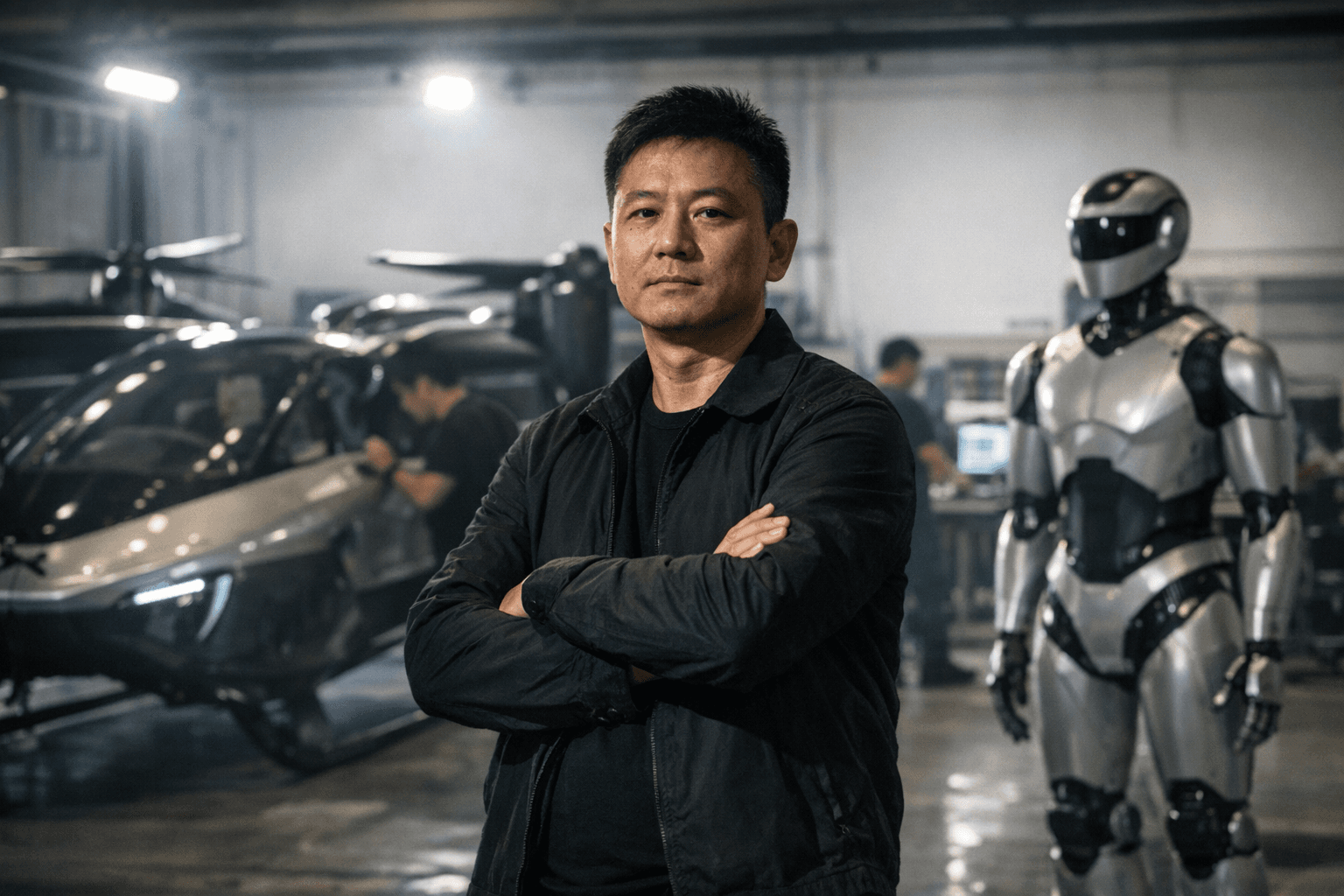 Xpeng targets flying-car production in 2027, humanoid robots in 2026
