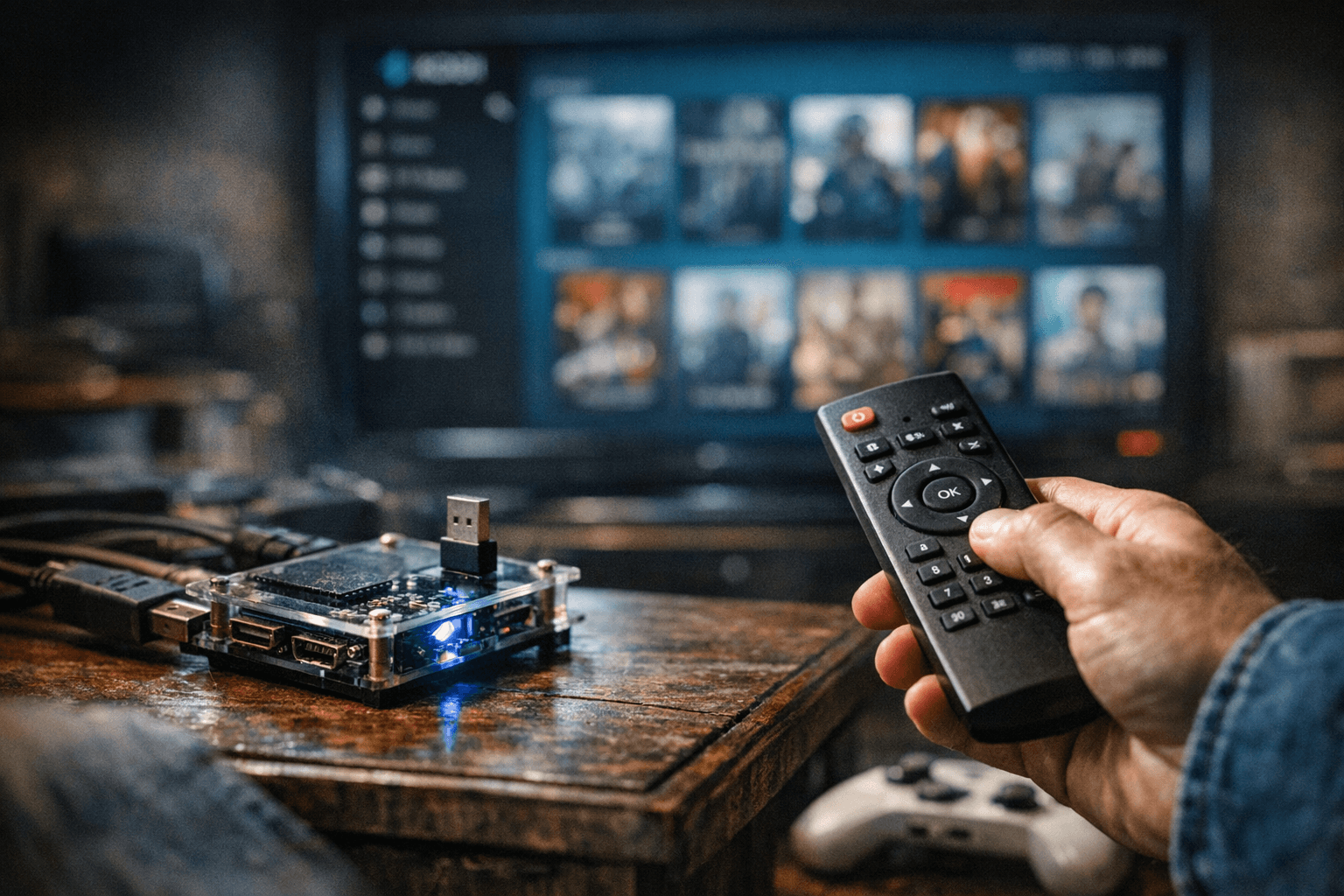 Cheap 2.4GHz remote makes Kodi and MiSTer living rooms easier to use