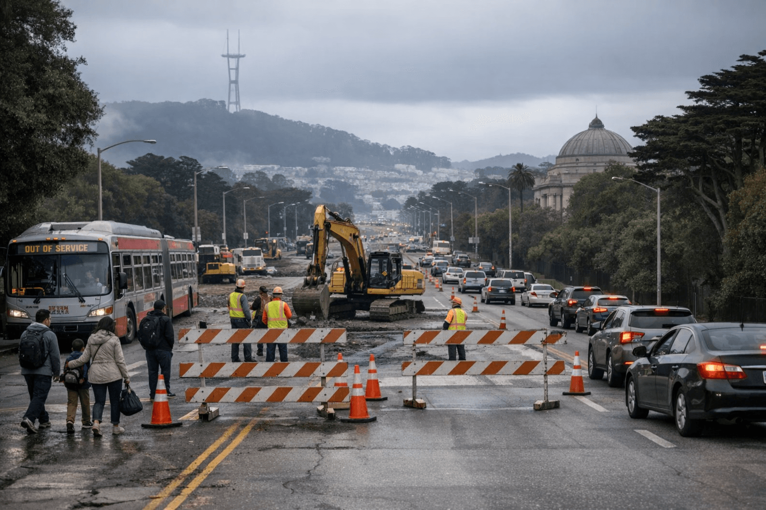 19th Avenue closes for 70 hours in San Francisco repair project