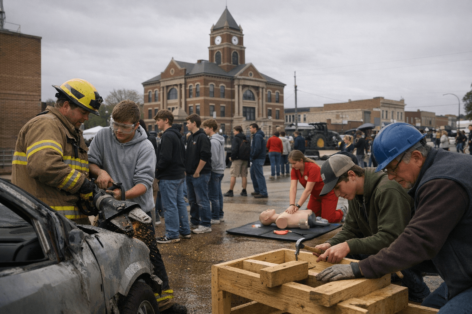 Hundreds of Buena Vista County students explore careers at hands-on event