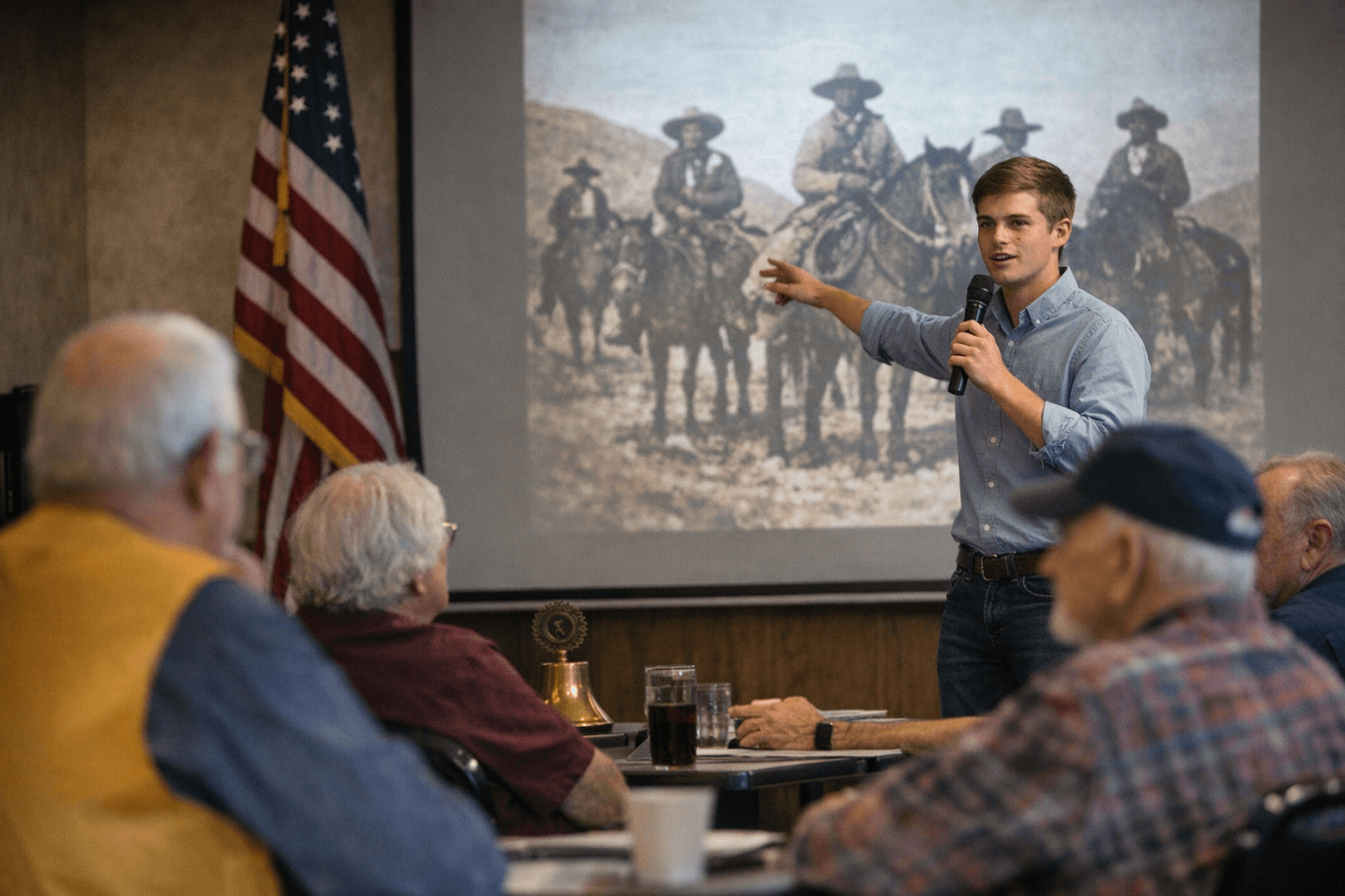 Gatesville senior wins essay prize, shares Tejano history research with Lions Club