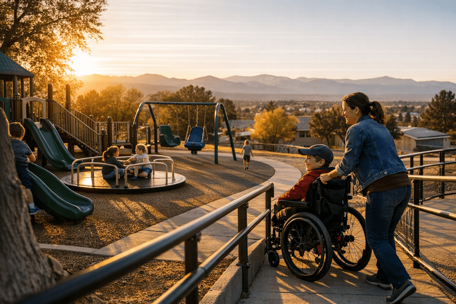 Los Alamos County unveils renovated, ADA-accessible playgrounds at two parks
