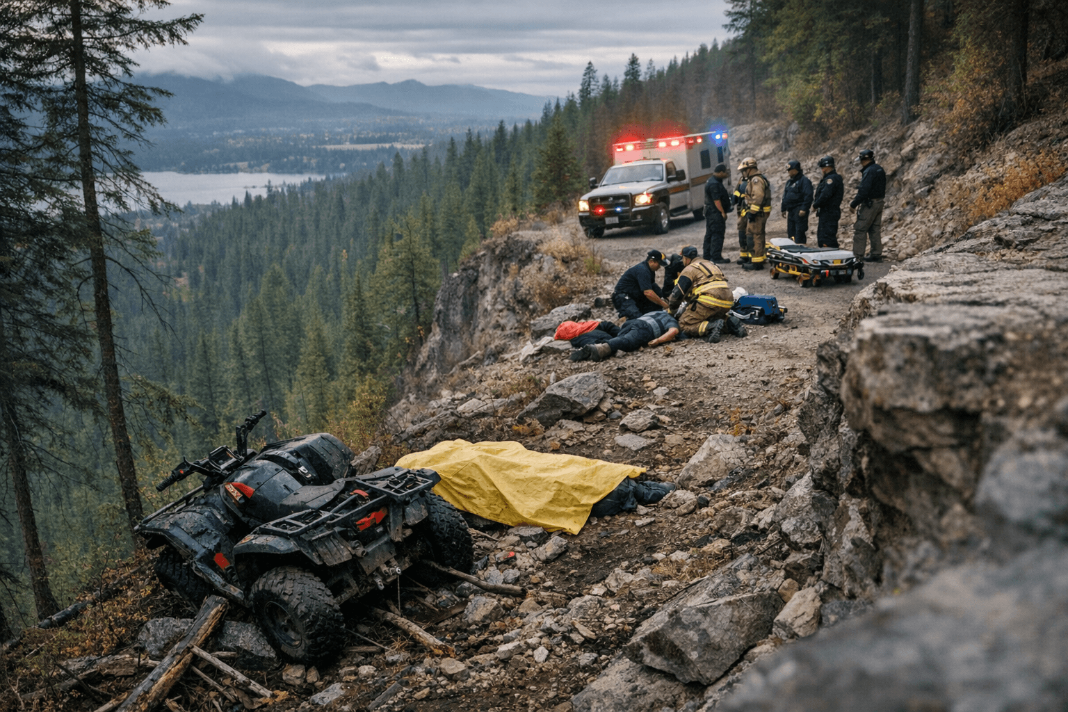 ATV crash near Coeur d'Alene leaves one dead, one injured