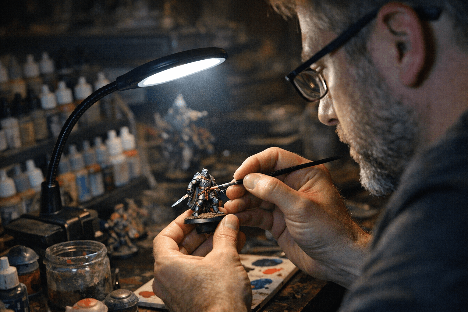 Affordable Miniature Painting Light Under $20 Improves Detail and Accuracy