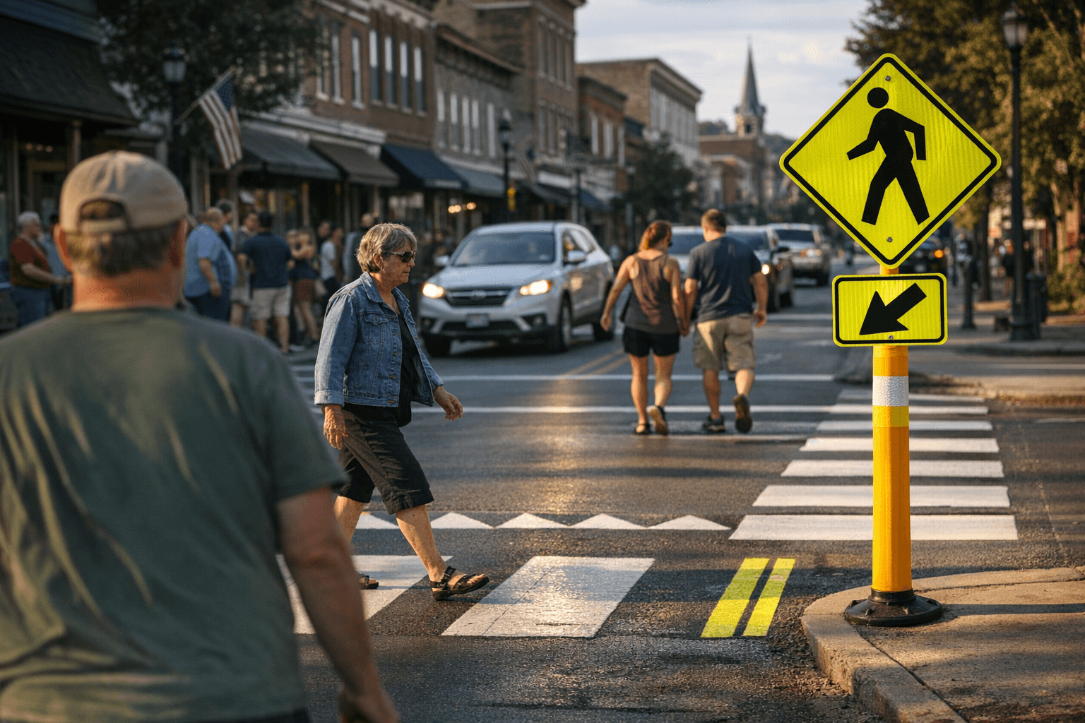 Lewisburg adds quick pedestrian safety fixes at busy Market Street crossings