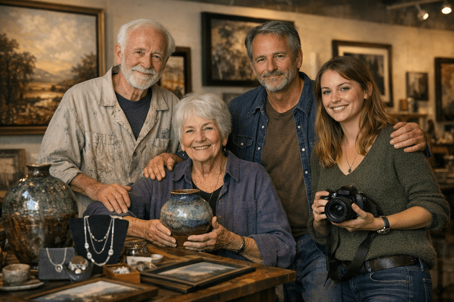 Four Generations of Yust Art on Display in Downtown Lewisburg