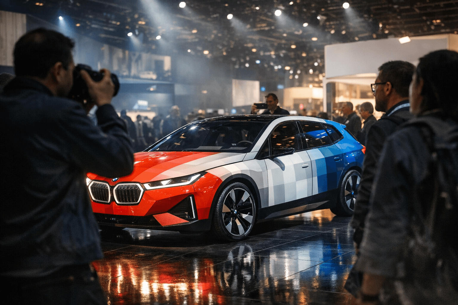 BMW expands E Ink concept cars with color-changing technology at CES