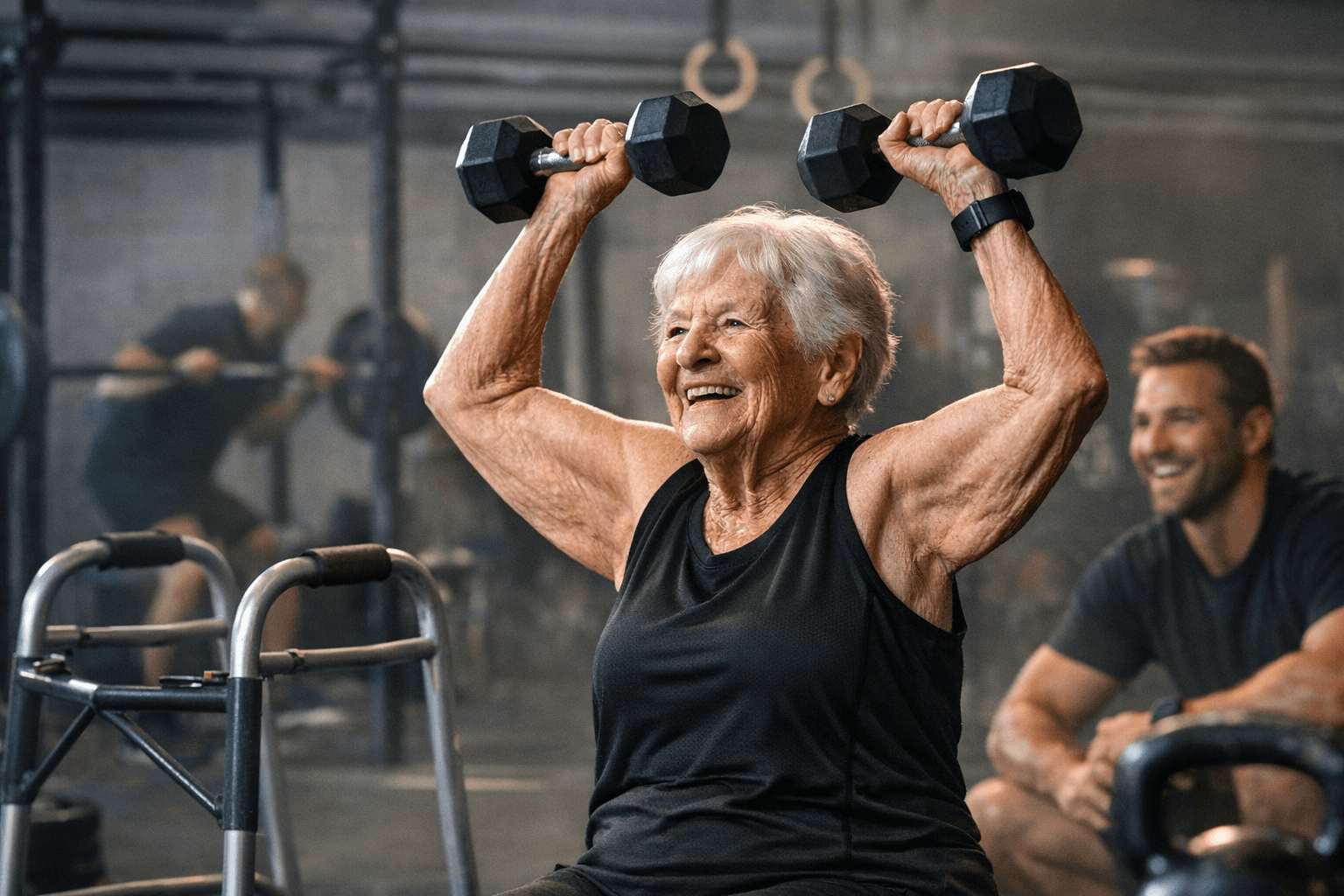 90-Year-Old CrossFitter Ditches Walker, Proves Fitness Has No Age Limit
