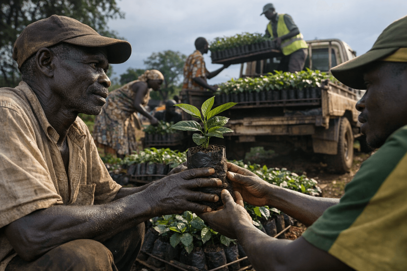 Uganda Delivers Coffee Seedlings to Kaberamaido Farmers, Boosting Production