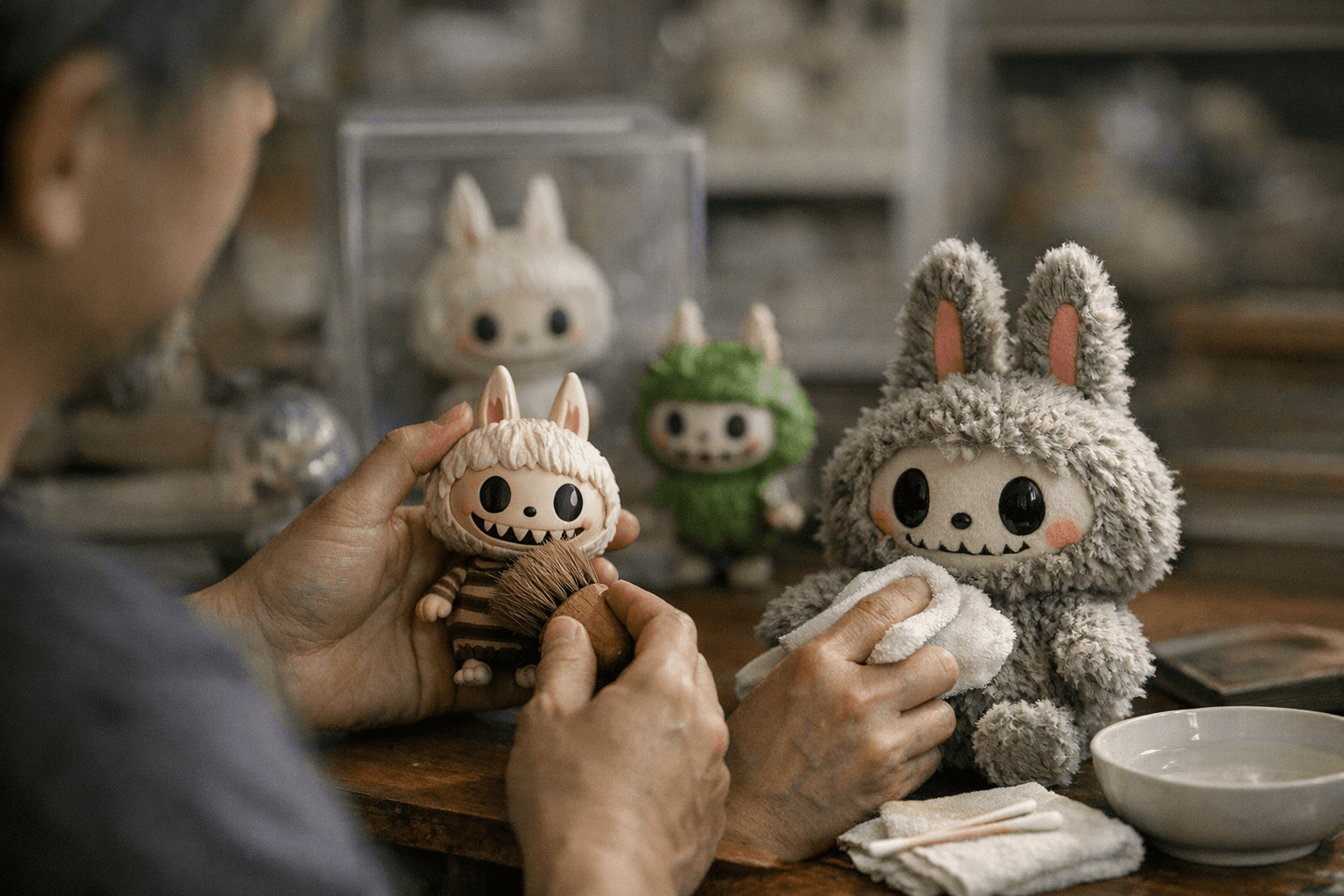 Labubu care tips help collectors clean plush and vinyl safely