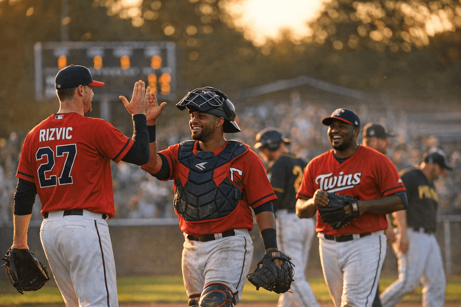Twins slaan terug tegen Pirates en pakken vroege voorsprong in play-offrace