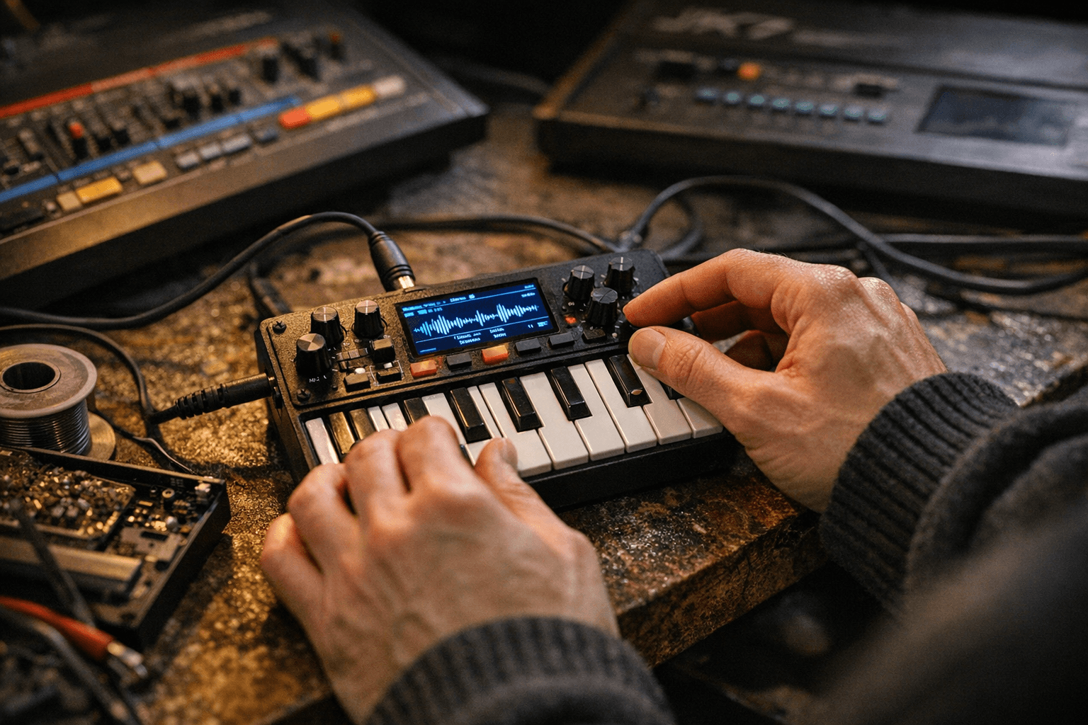 Open-Source Spark Synth Channels DX7 and Juno-106 Sounds in Portable Build
