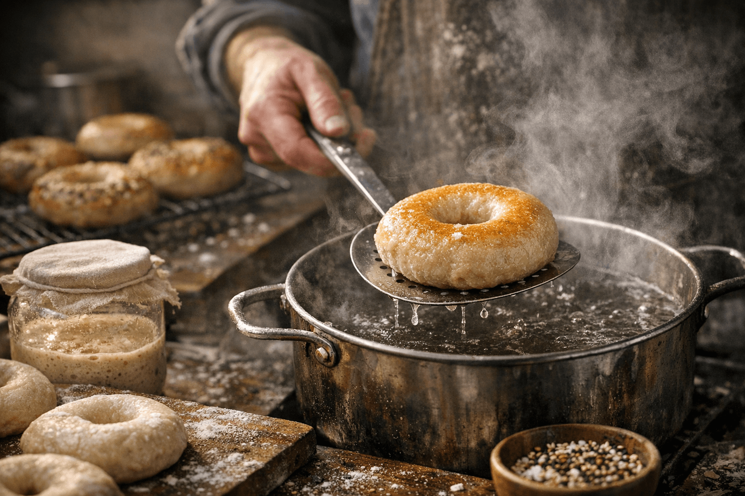 Sourdough Bagels Bring Chewy Texture to Breakfast Baking