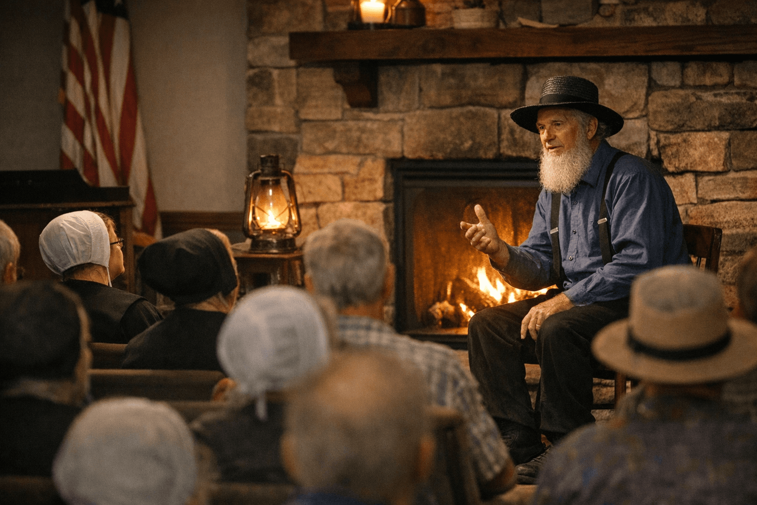 Holmes County fireside chat draws 180 for Amish life discussion