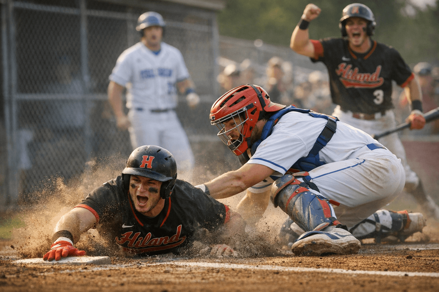 Hiland baseball jumps early, tops Fairfield Christian 14-8 in nonleague play