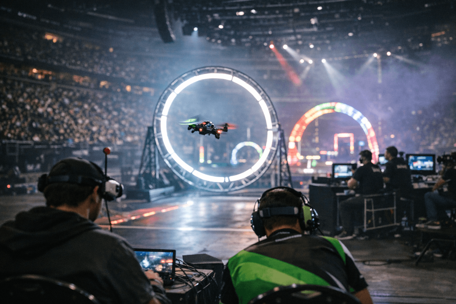 International Drone Racing Showcases Bring Big-Stage Drama to the Sport