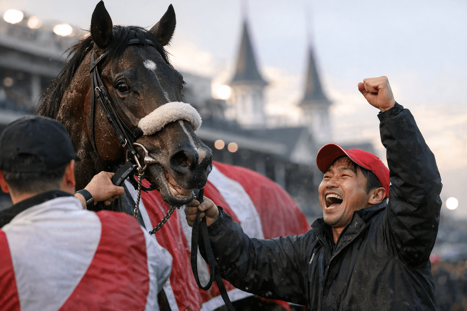 Danon Bourbon arrives at Churchill Downs, bolsters Japan’s Derby hopes