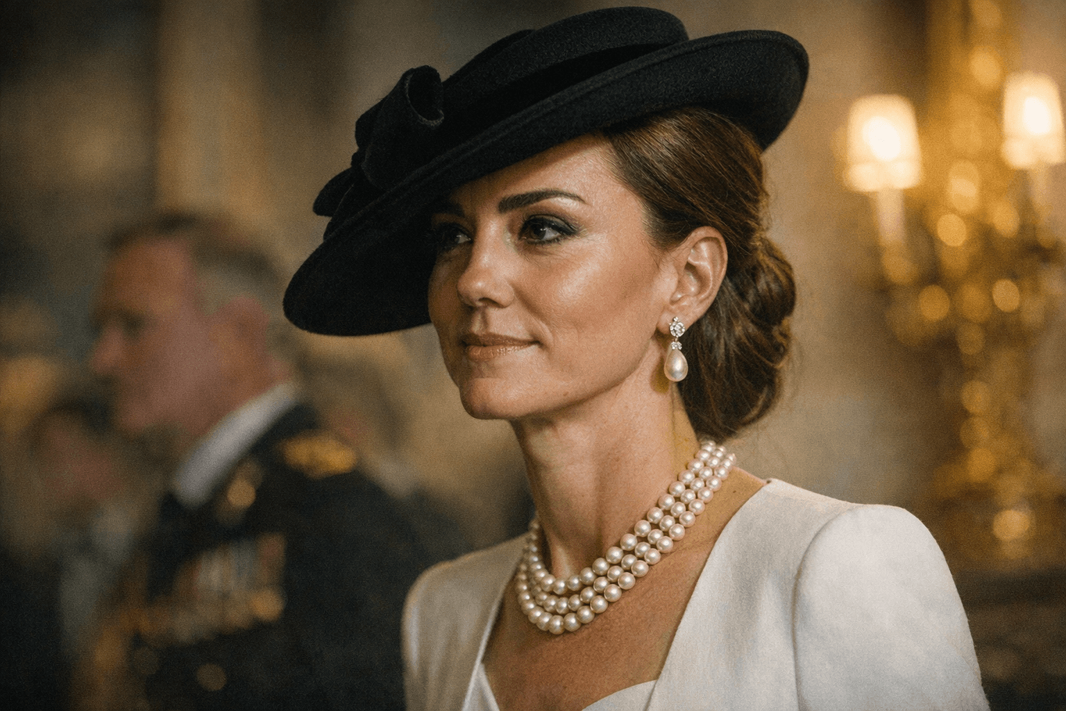 Princess Catherine wears Queen Elizabeth's Bahrain pearls at centenary event
