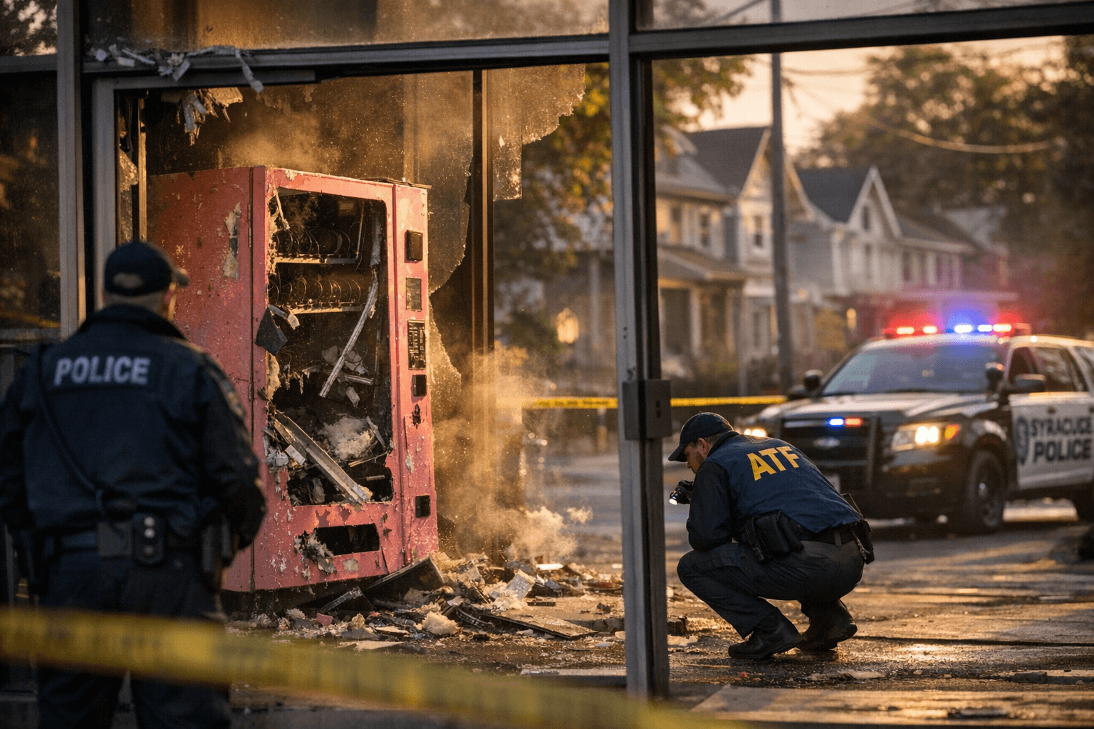 Second suspect identified in Syracuse vending machine bombing case