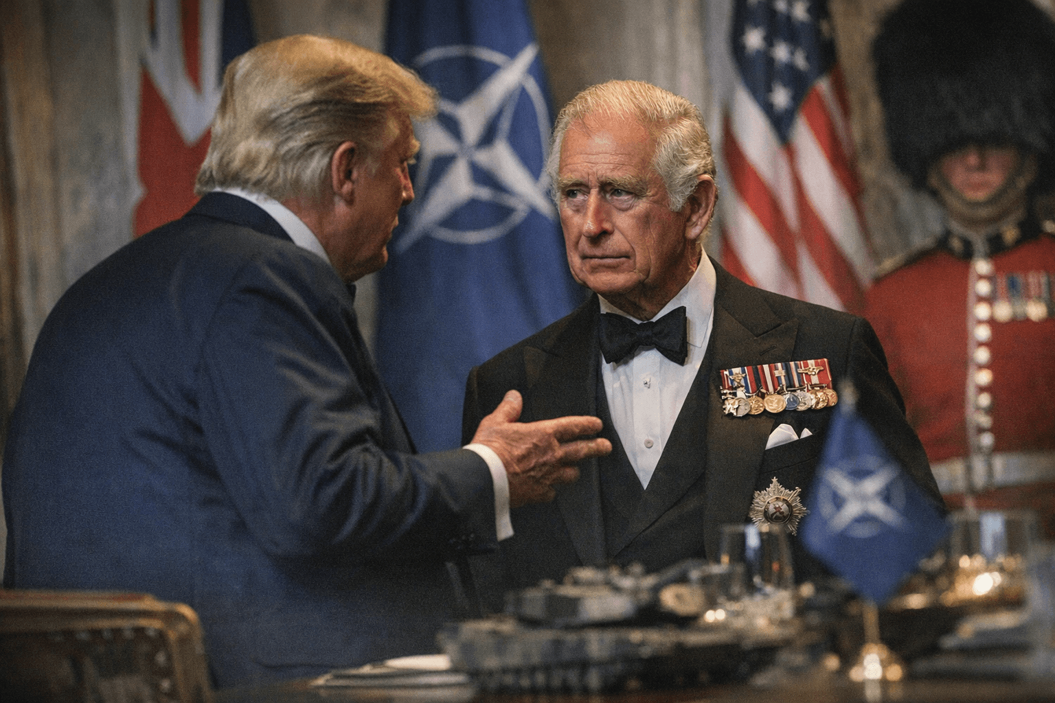 Trump to Press King Charles on Digital Taxes, NATO Spending