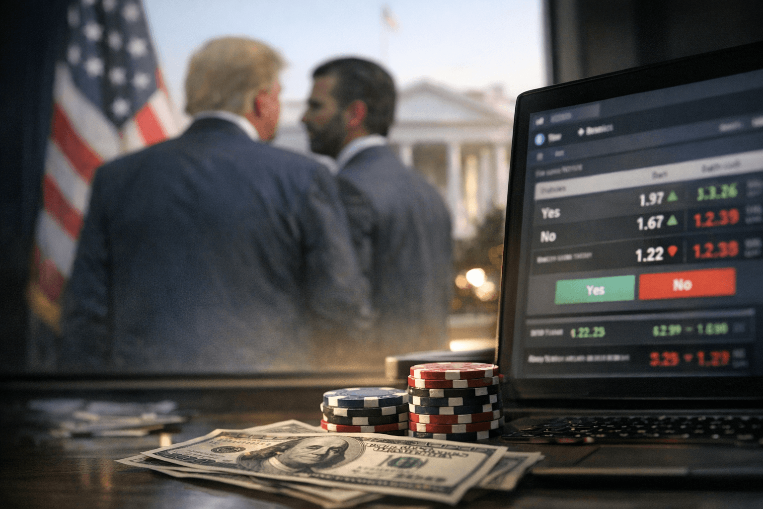 Trump family ties to prediction markets undercut White House warning