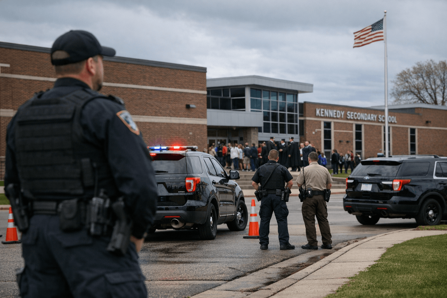 Court of Appeals visit brings added security to Kennedy Secondary School
