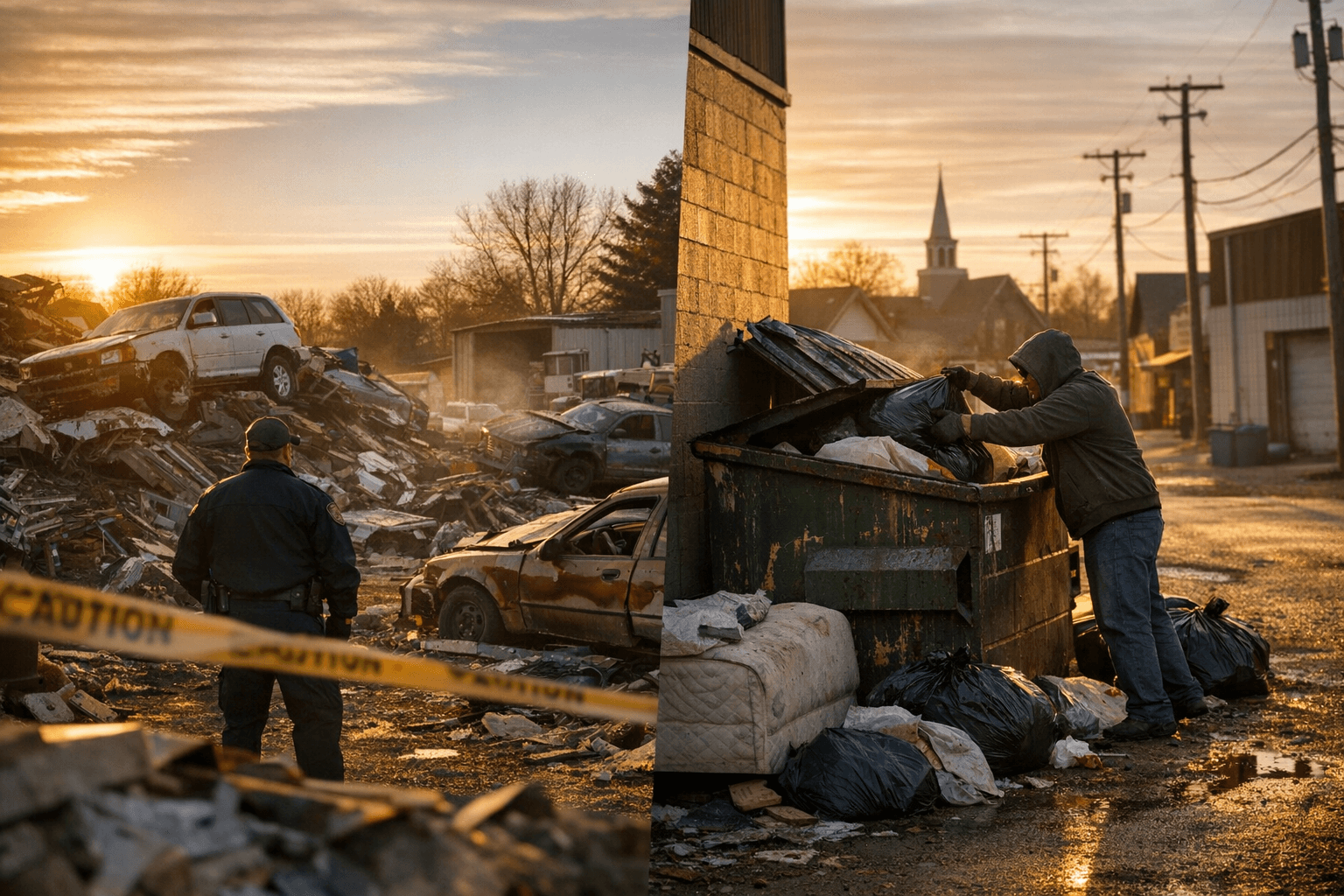 Warrants link homicide suspect to Underwood junkyard, Battle Lake dumpster