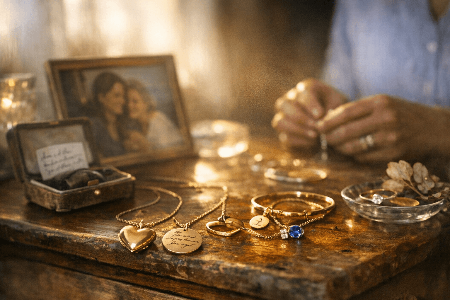 Personalized jewelry rises with story-driven charms, initials, and handwritten keepsakes