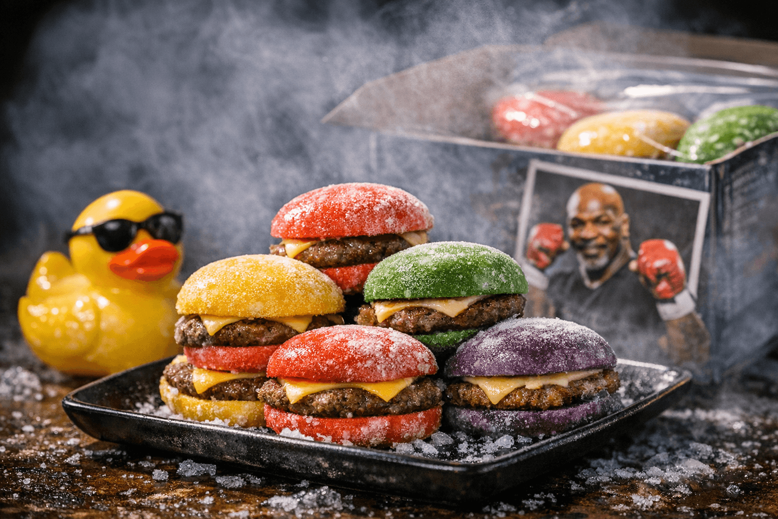 Sugar Factory brings protein-packed Rainbow Sliders to grocery freezers