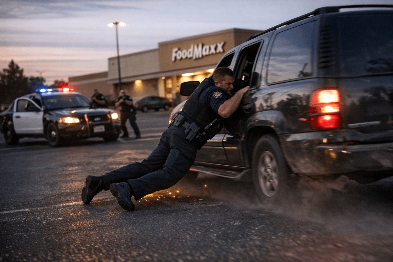 Police officer dragged in suspect’s getaway car during Antioch robbery response