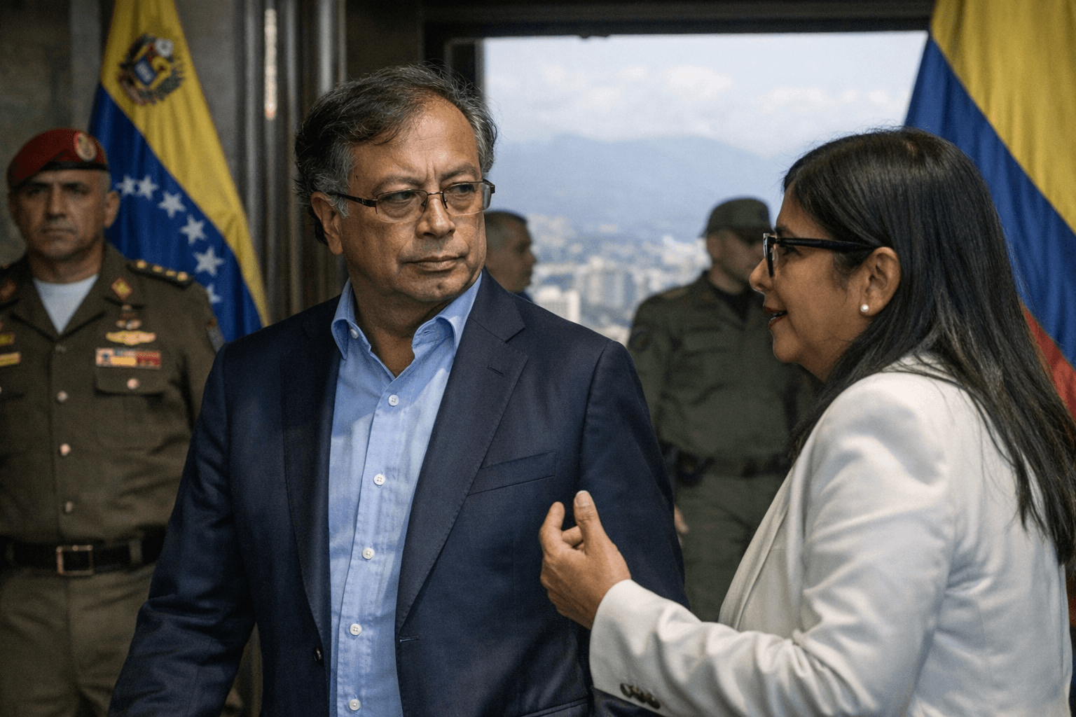 Petro travels to Caracas for security talks with Venezuela's Rodriguez