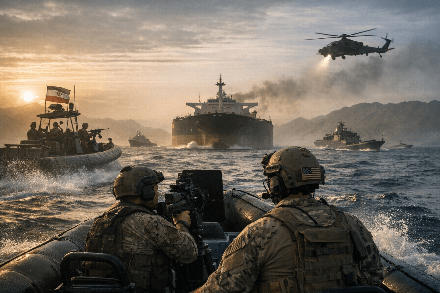 U.S. Says Strait of Hormuz Blockade Will Last as Long as Needed