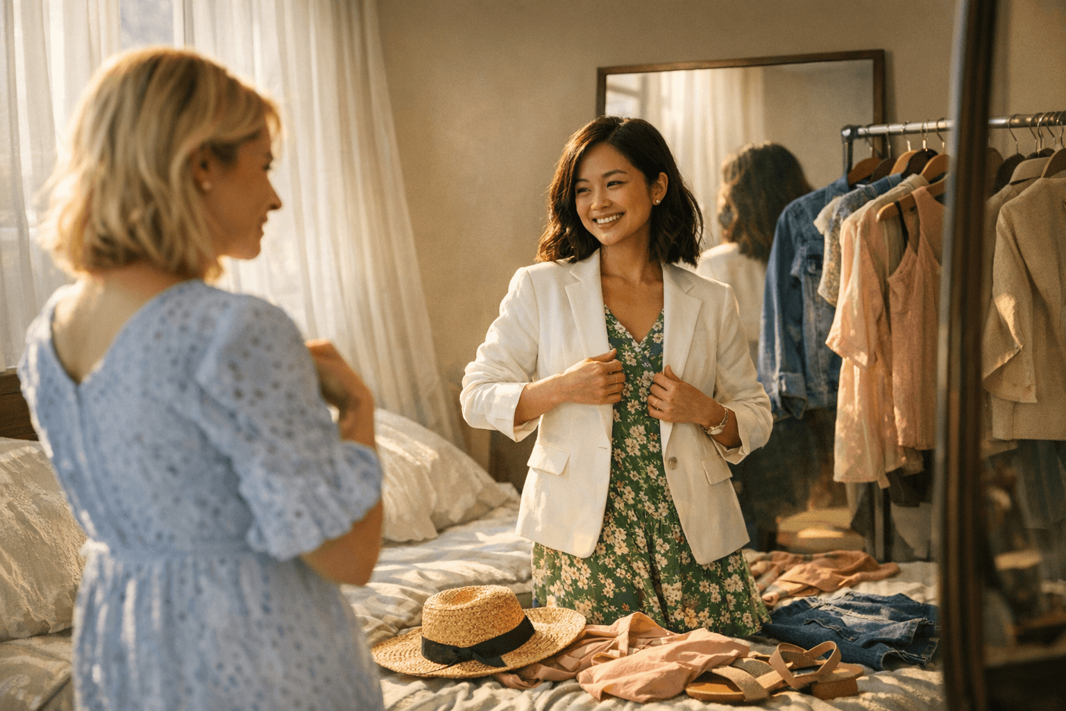 Six Walmart spring outfits petite shoppers can wear without alterations