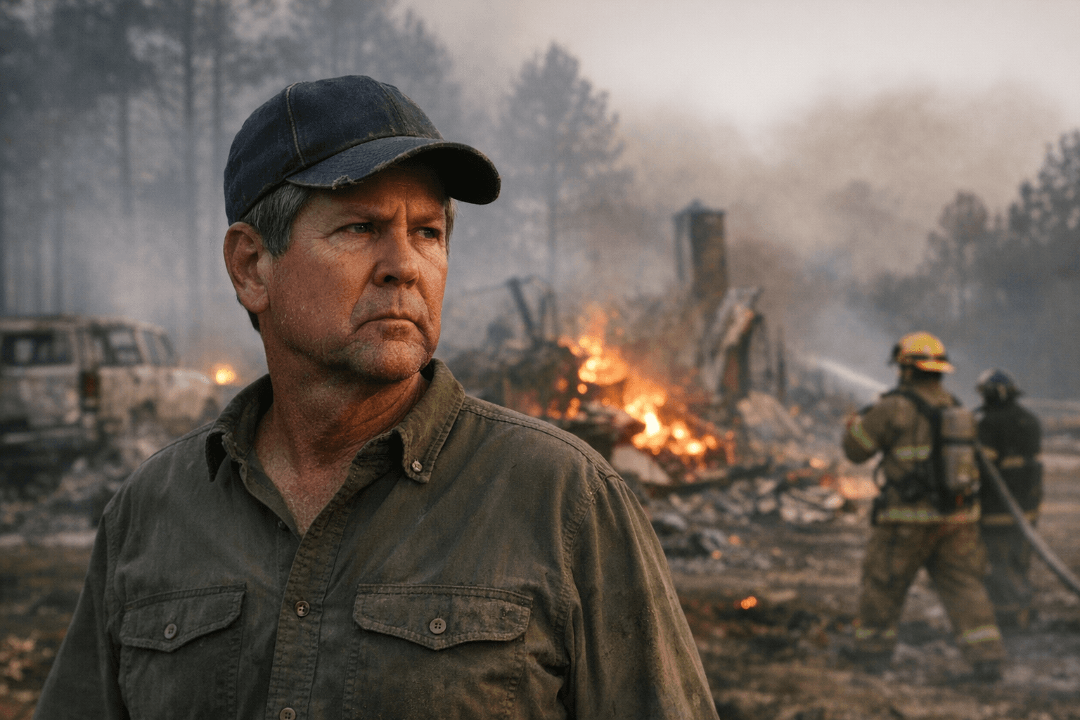 Georgia Wildfires Destroy Dozens of Structures, Kemp Declares Emergency