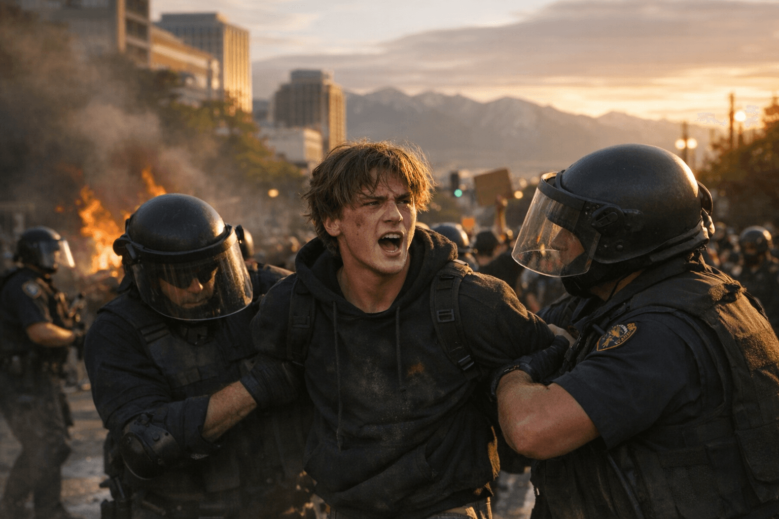 Park City teen charged with assaulting officers at Salt Lake protest