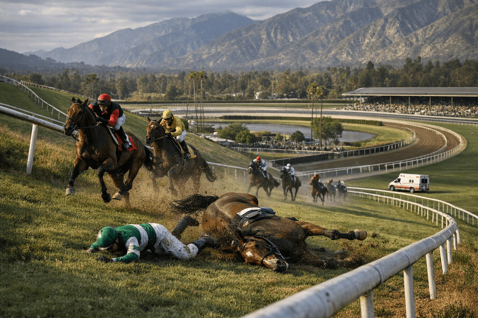 Santa Anita tightens downhill turf rules after fatal injury