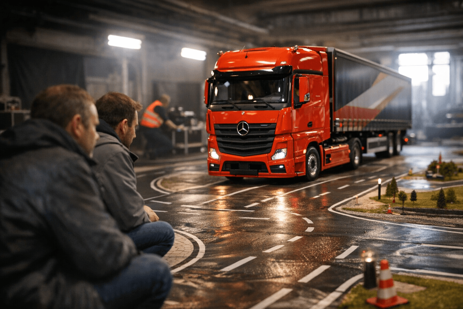 Viessmann launches limited-edition CarMotion Actros truck with test mat