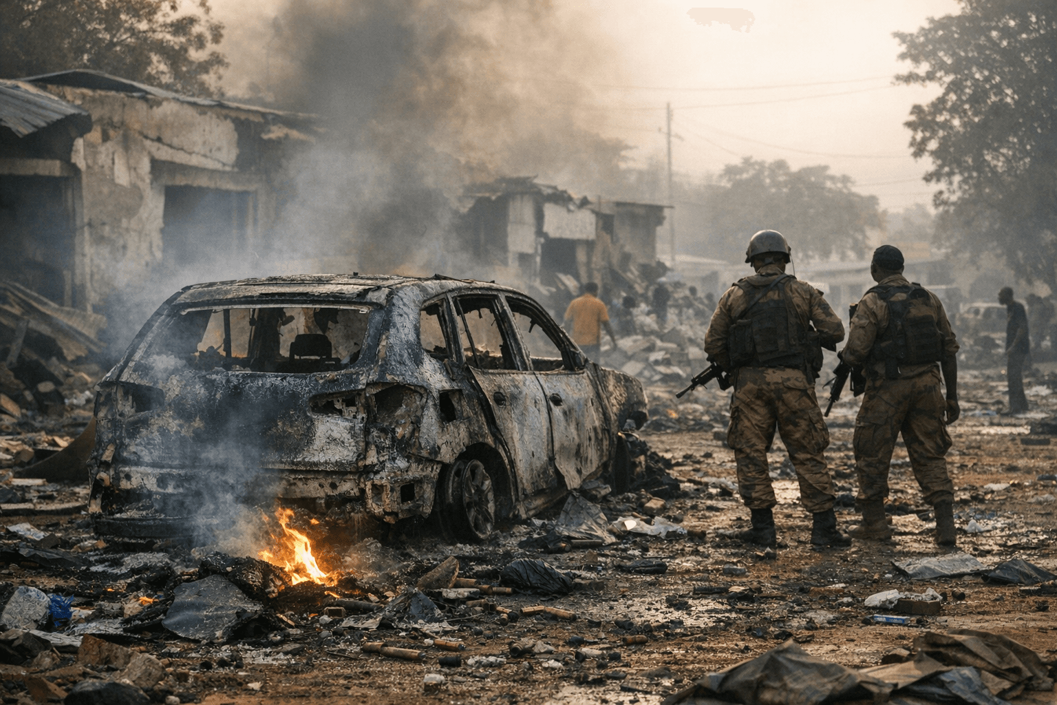 Coordinated gunfire and explosions rock Mali capital and other cities