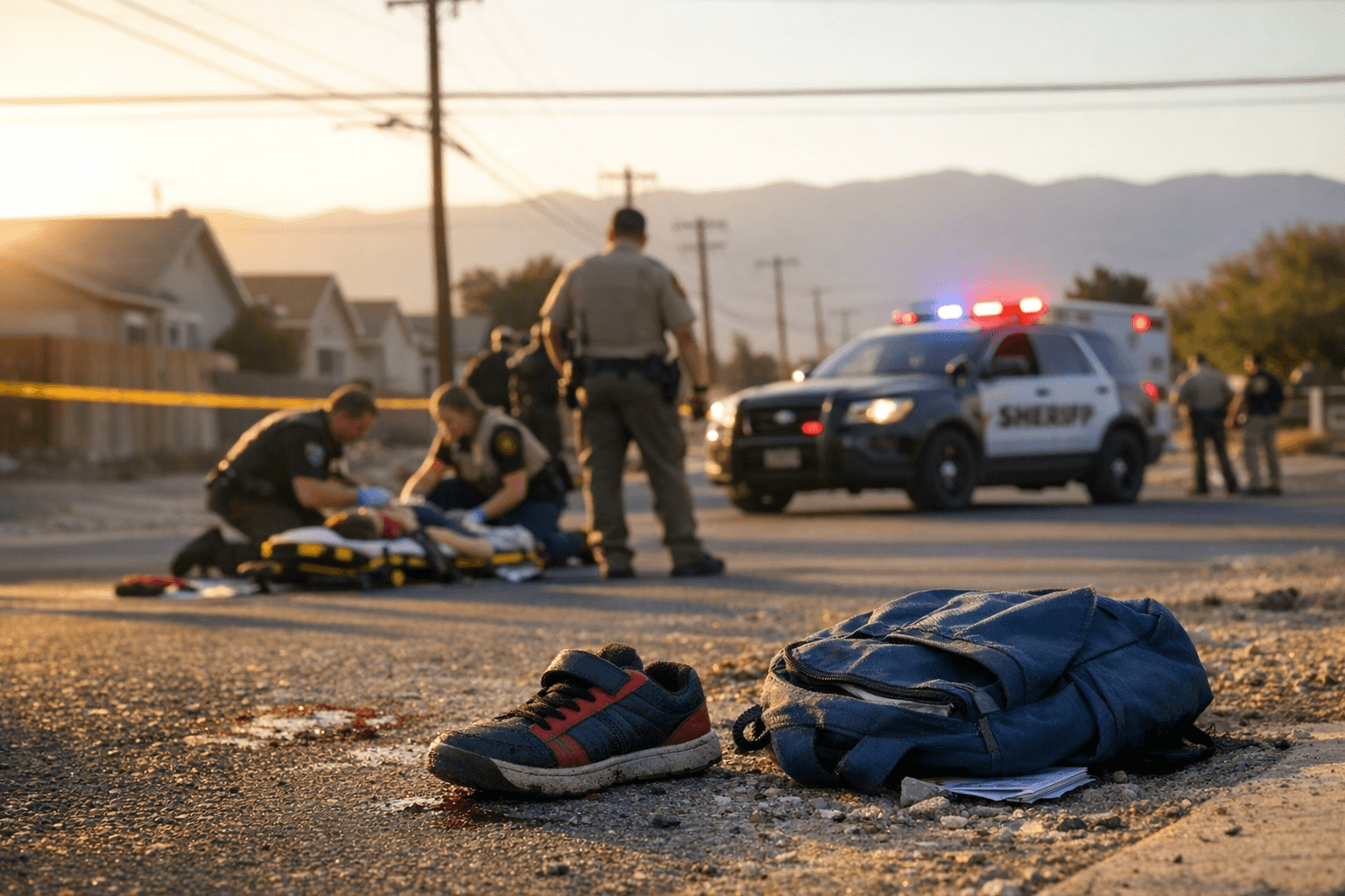 Juvenile injured in morning Pahrump hit-and-run, driver later found