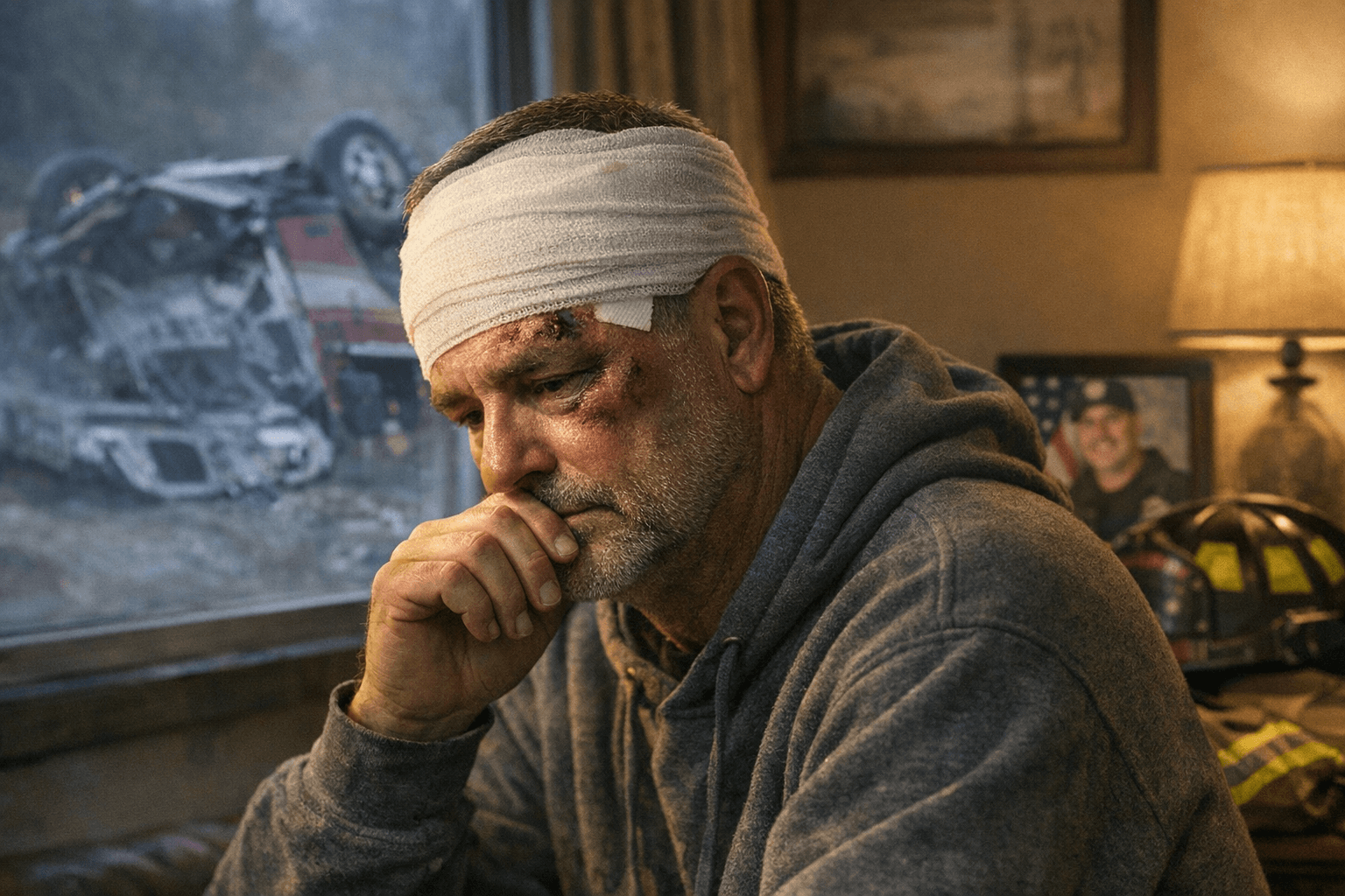 North Idaho responder battles head injury after rollover crash