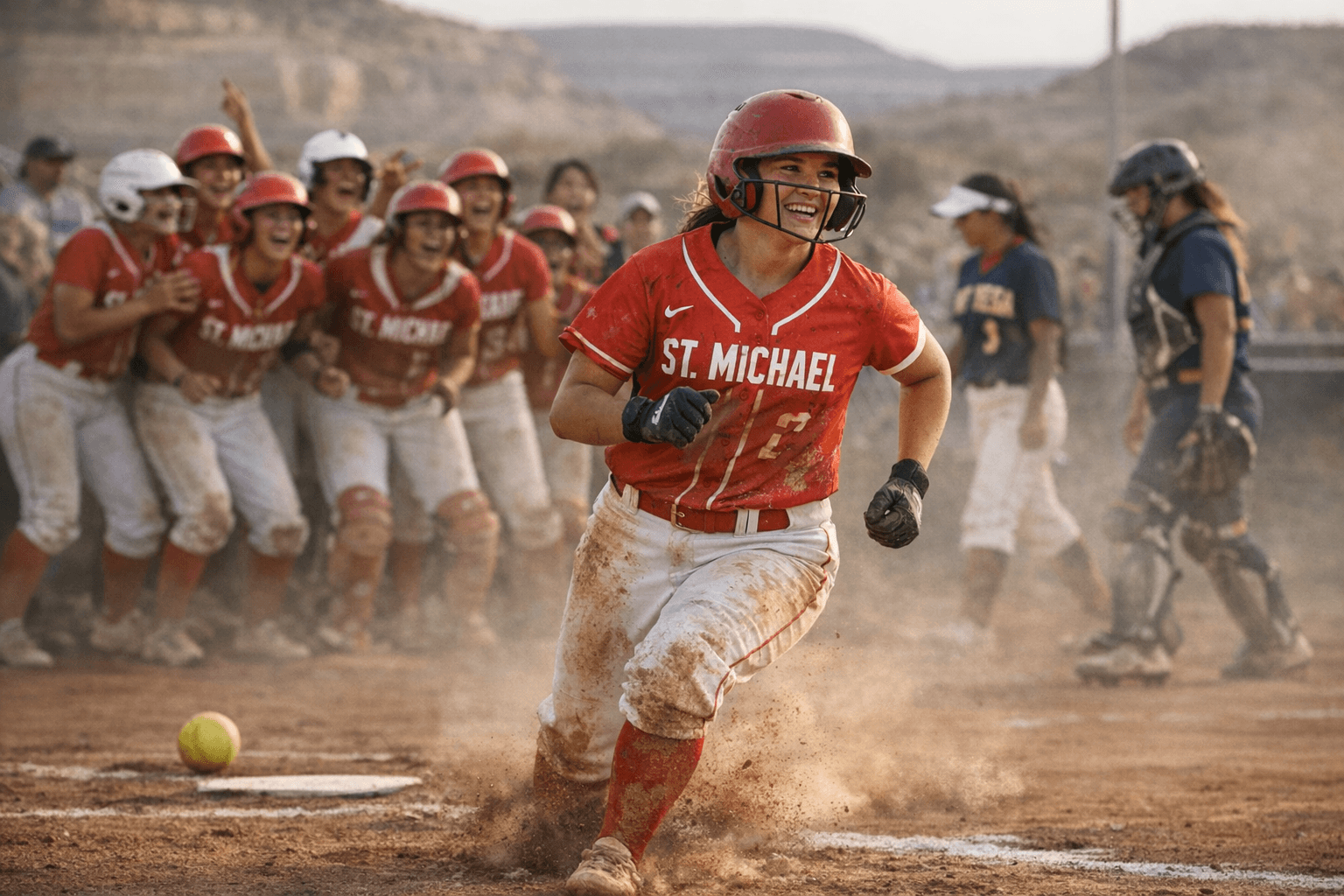 Livingston hits four homers as St. Michael routs Red Mesa 17-6