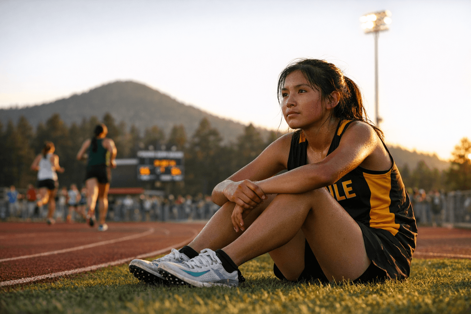 Chinle freshman Isabell Martin posts personal best, takes second at Show Low meet