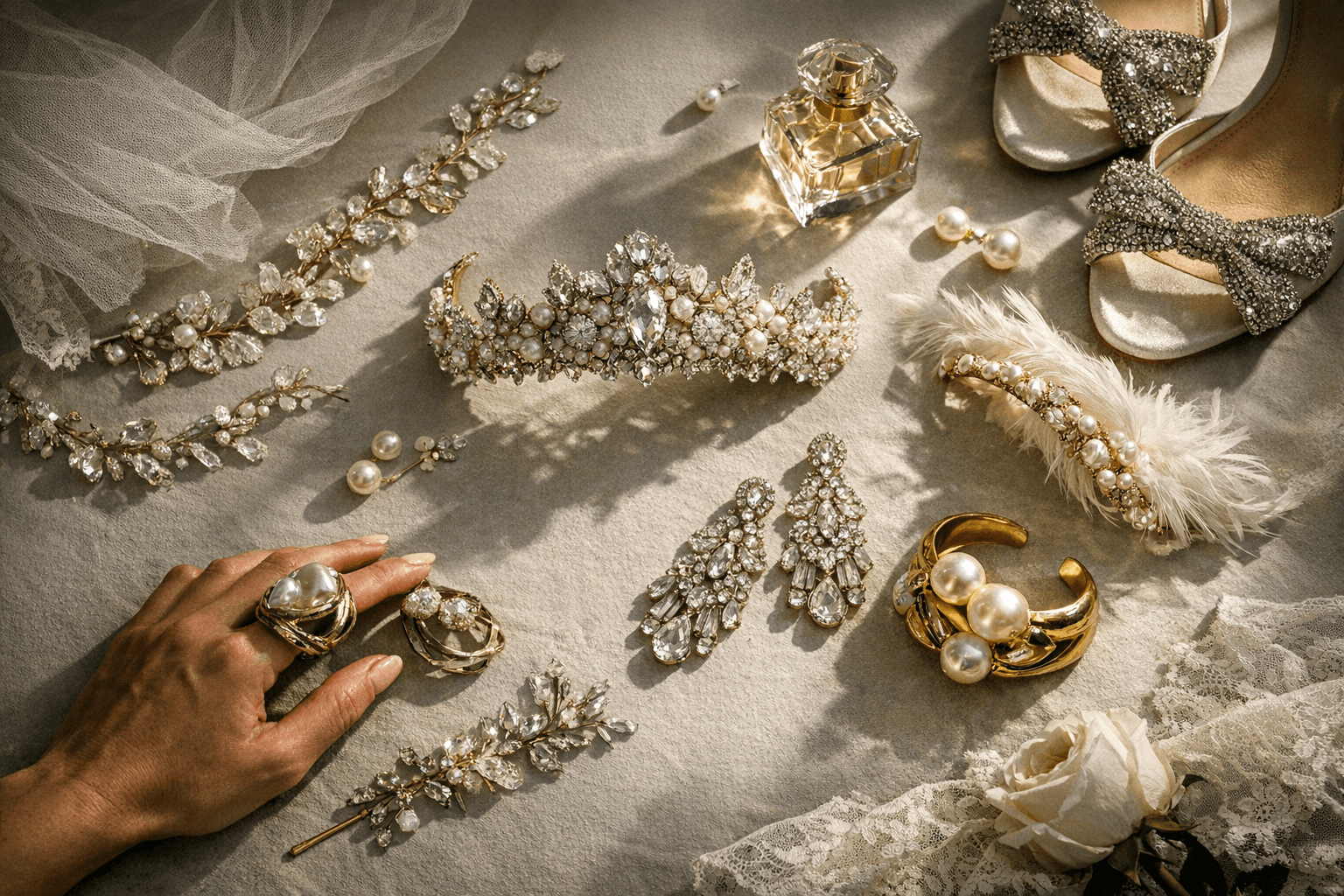 2026 Bridal Accessories Turn Headpieces and Jewelry Into Statement Pieces