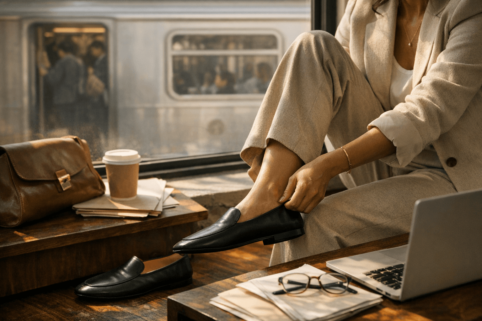 Soft loafers like The Row’s Canal are redefining workwear this spring